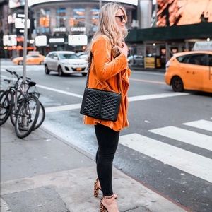 Gold velvet tunic blazer